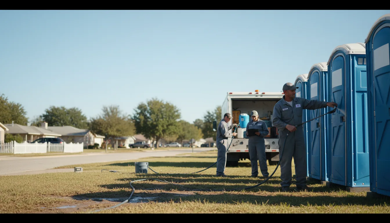 Long-Term Portable Toilet Rental in South Houston, TX near me